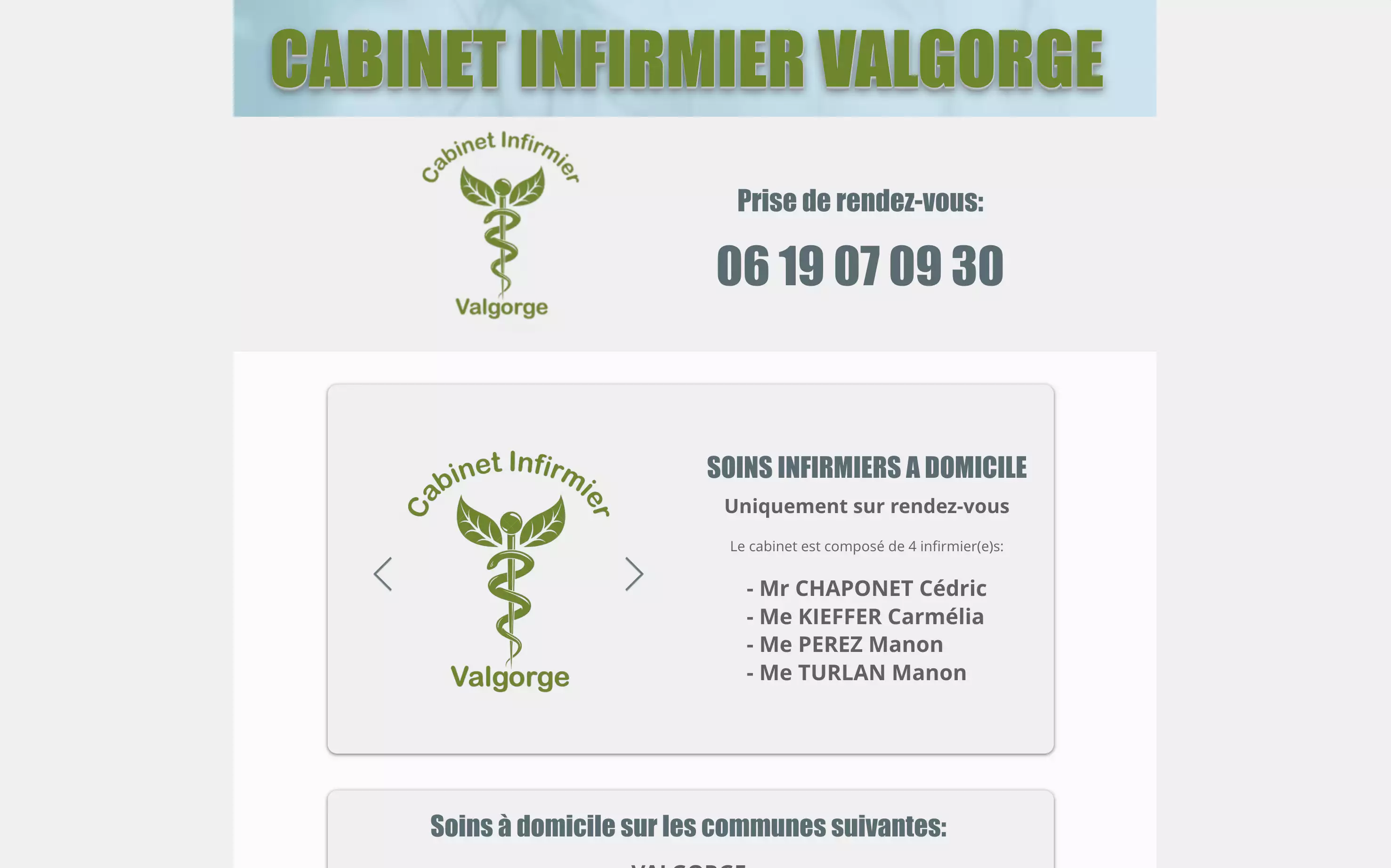 Interface Wix originale - Page d'accueil